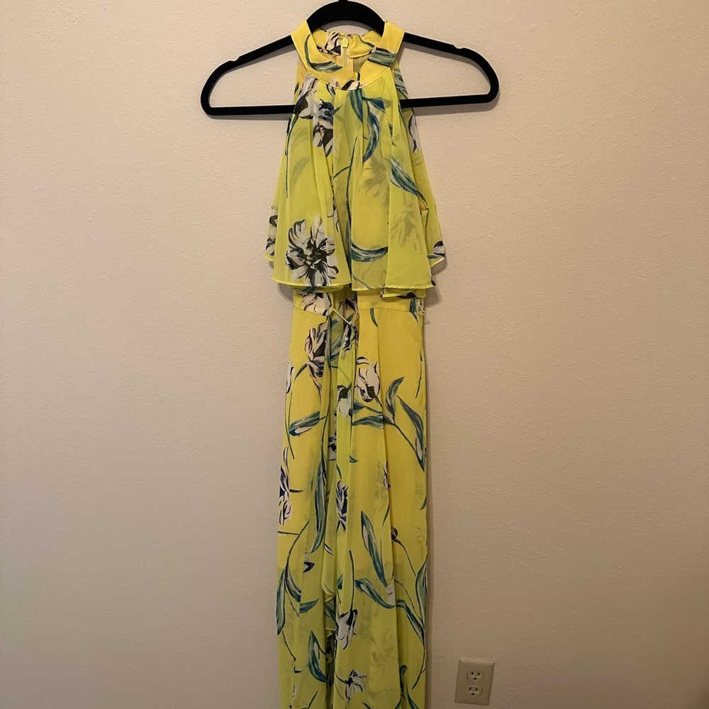 Eliza J yellow floral maxi dress - Picture 2 of 6